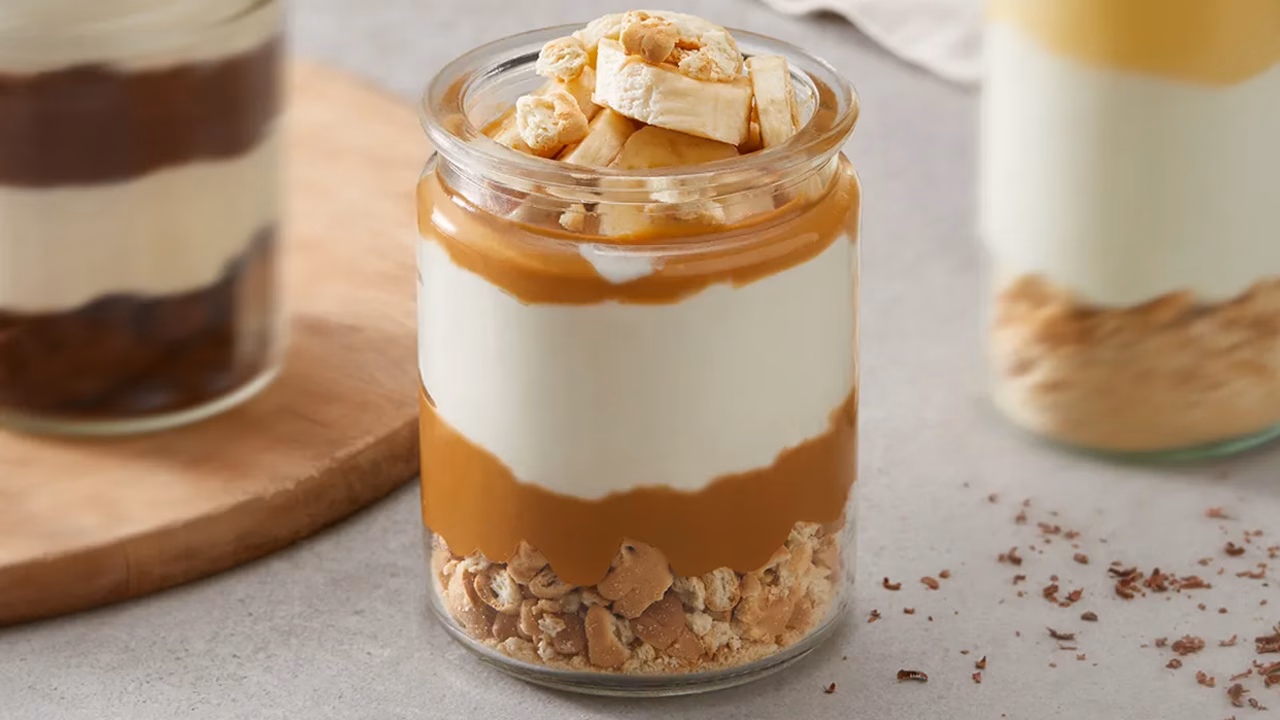 Banoffee w słoiku