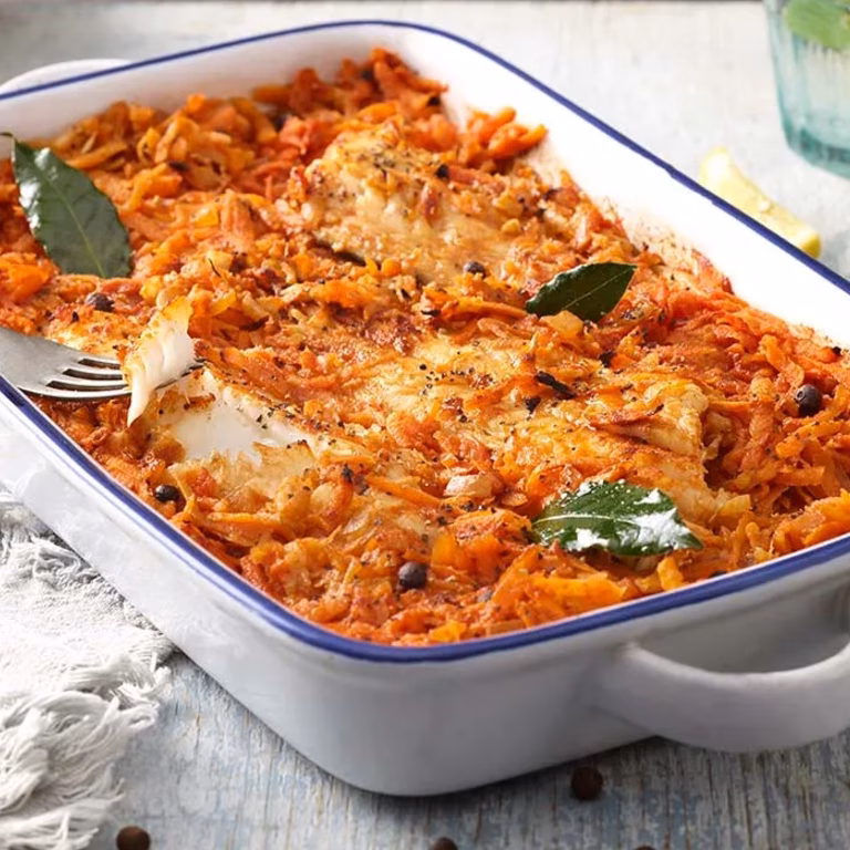 Pieczona ryba po grecku