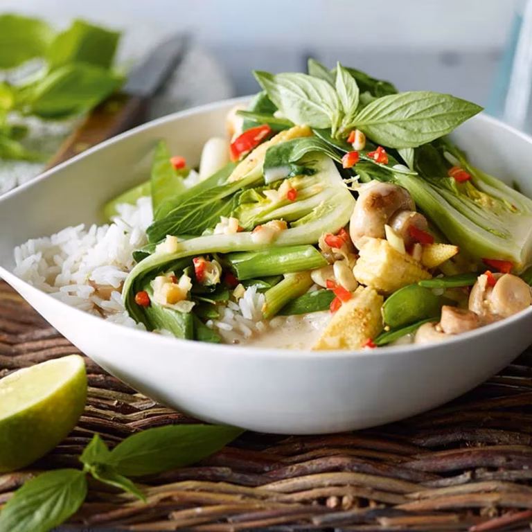 Warzywa stir-fry po tajsku