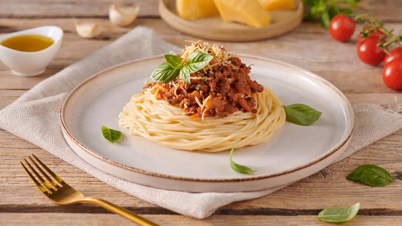 Spaghetti z wołowym ragu