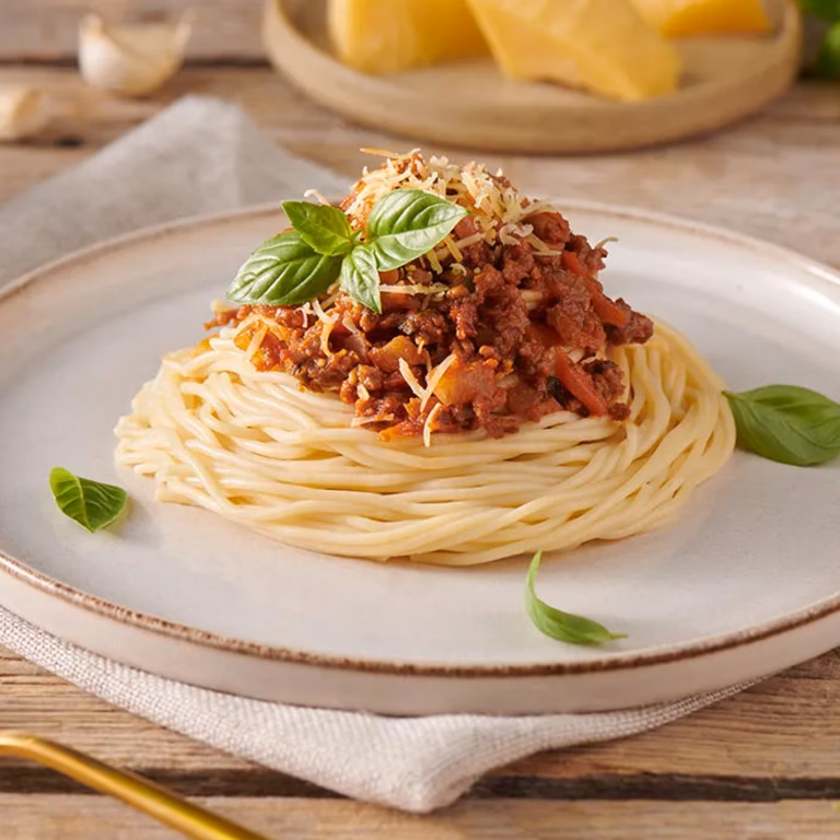 Spaghetti z wołowym ragu