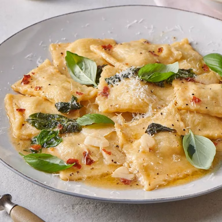 Ravioli z cukinią i ricottą