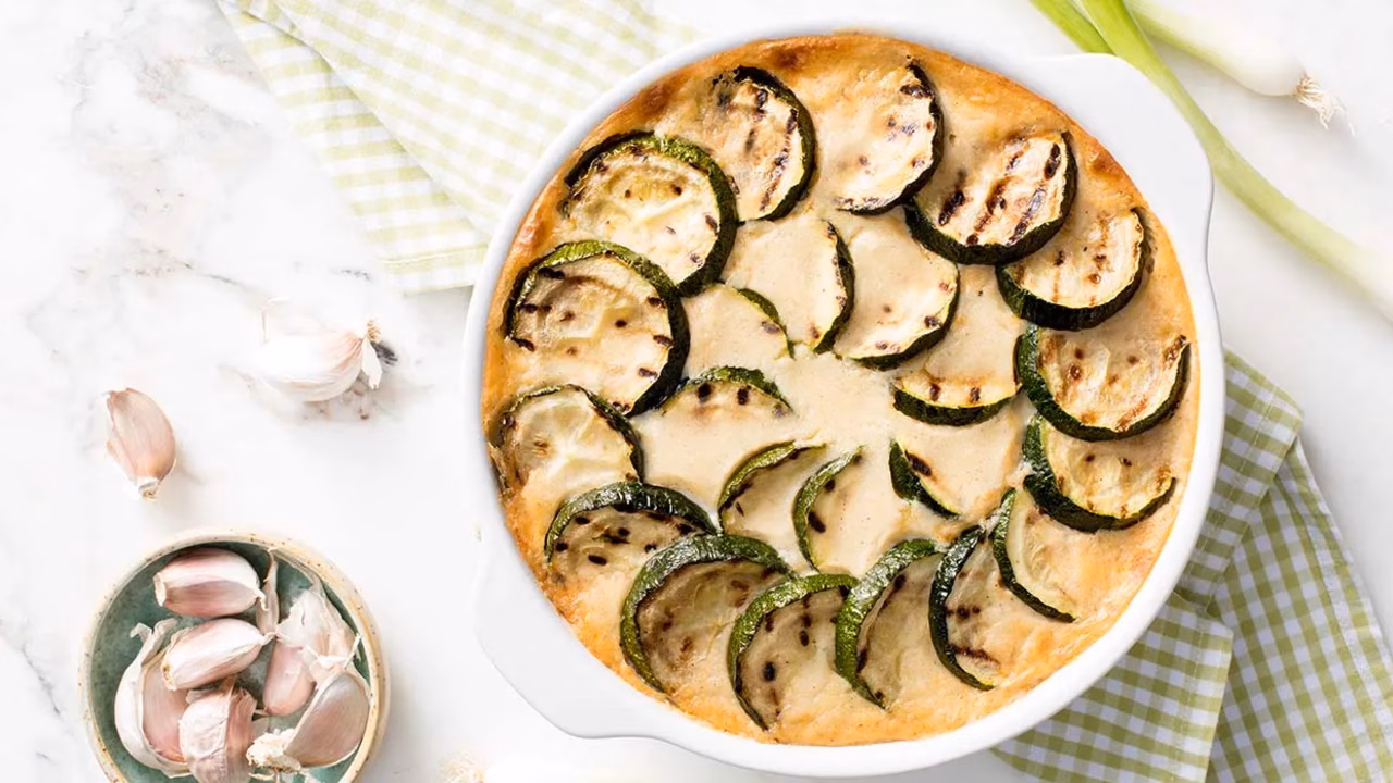 Lasagne z bakłażanem i cukinią