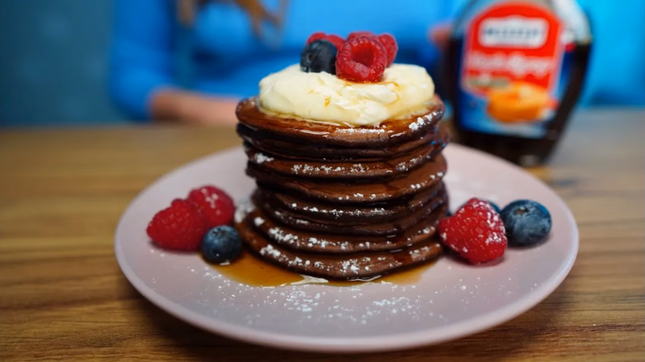 Czekoladowe pancakes