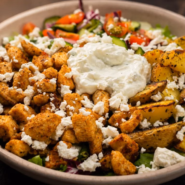 Grecki chicken bowl