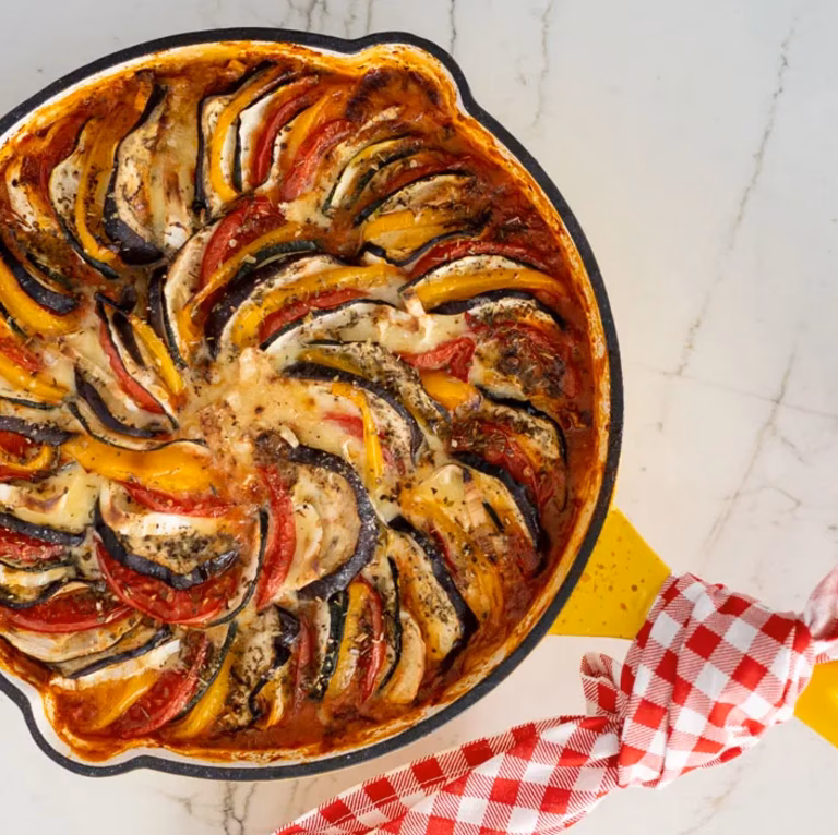 Ratatouille z serem pleśniowym