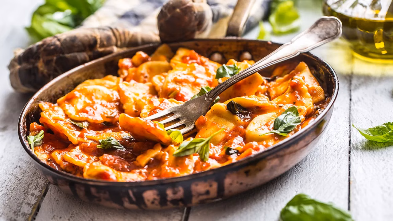 Ravioli z mięsem