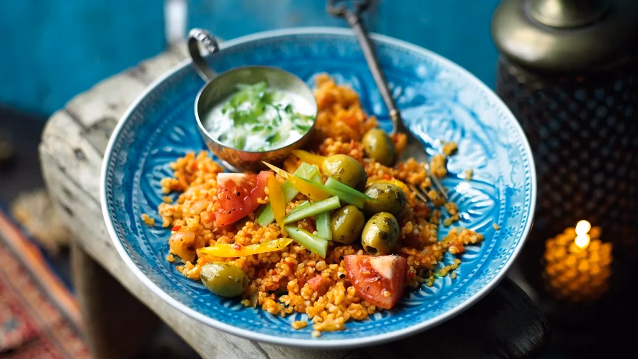 Sałatka z kaszą bulgur