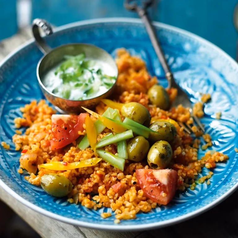 Sałatka z kaszą bulgur