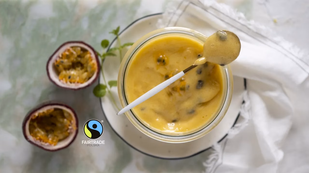 Marakuja curd