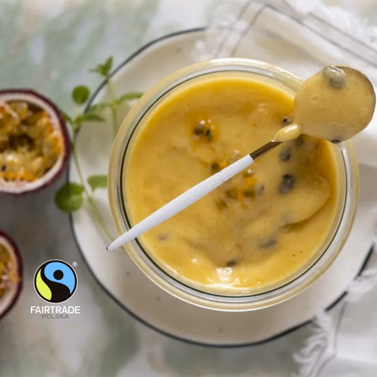 Marakuja curd