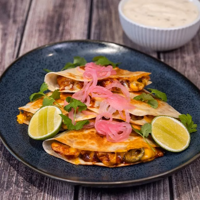 Quesadille z kurczakiem barbecue