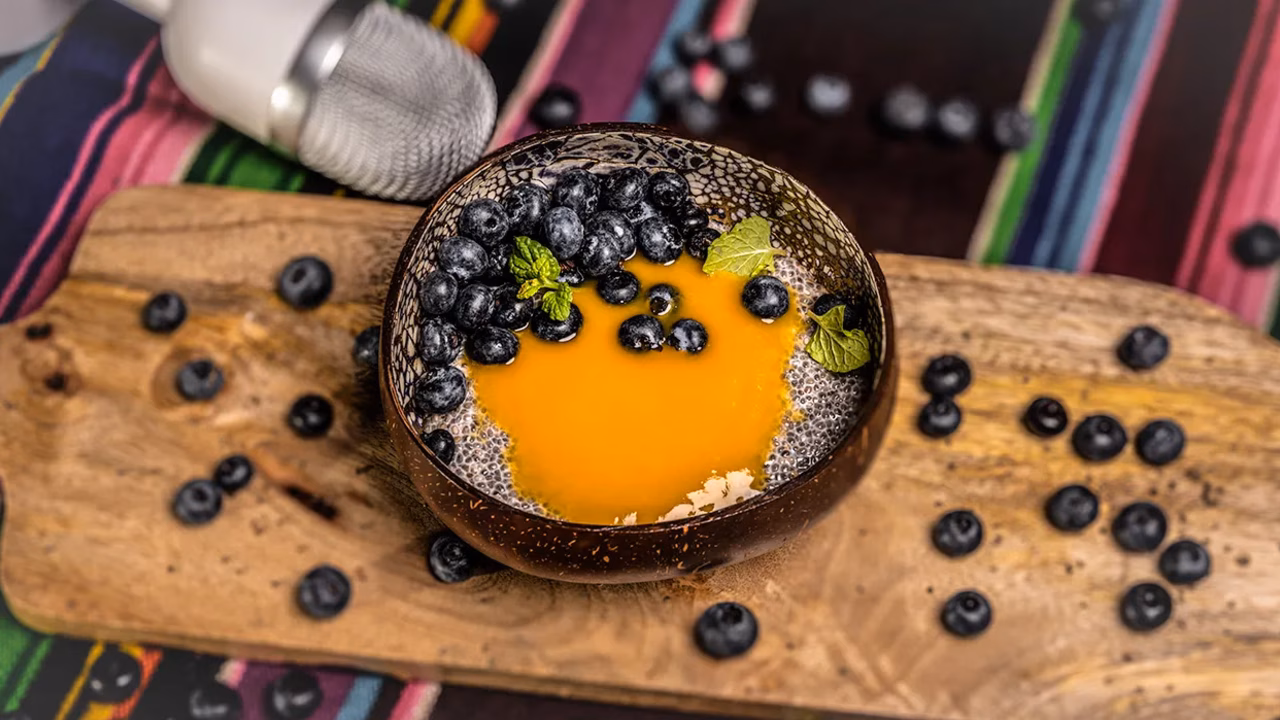 Kokosowy pudding chia z doliny
