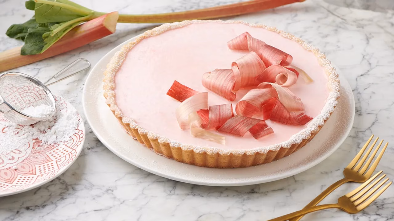 Tarta rabarbarowa