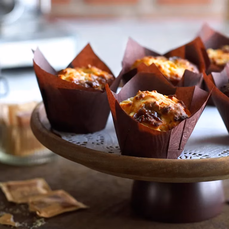 Muffiny jabłkowe z karmelem