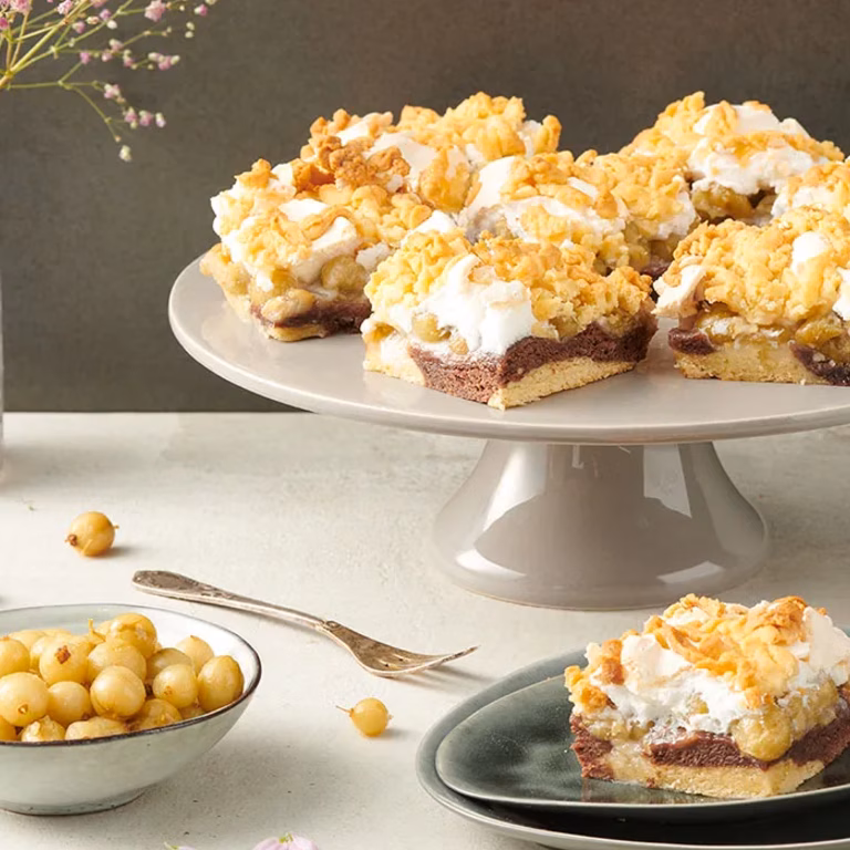 Ciasto skubaniec z agrestem