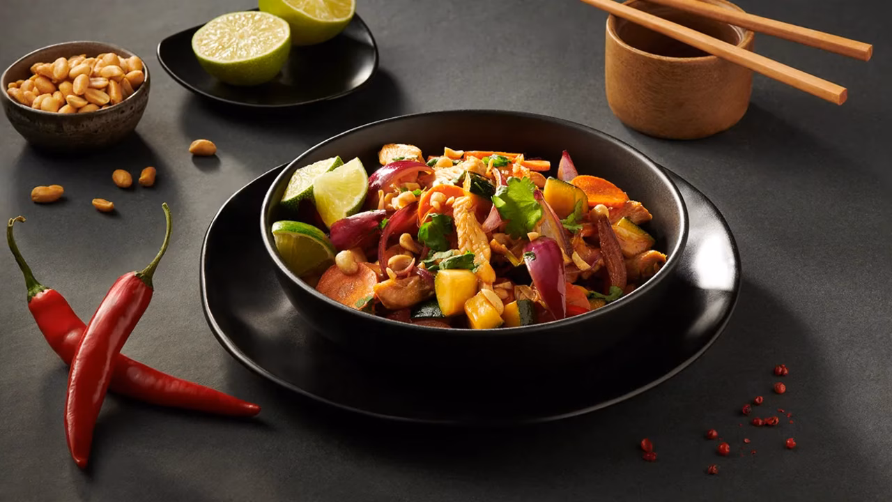 Stir fry z indyka z warzywami