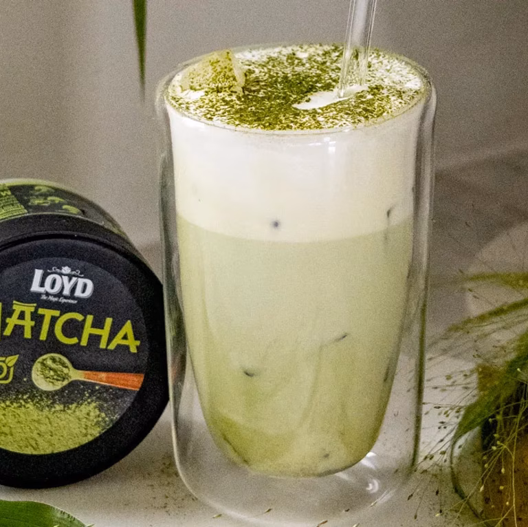 Mrożona matcha latte