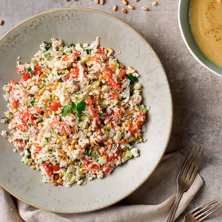 Tabbouleh z kaszą z kalafiora
