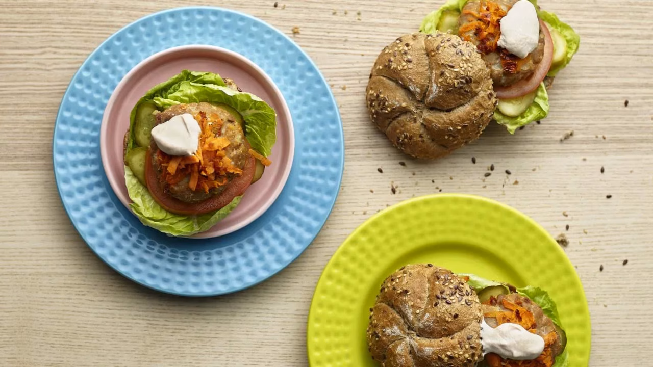 Pieczone burgery z indyka