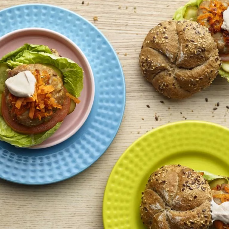 Pieczone burgery z indyka