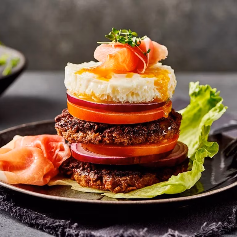 Burgery na sałacie