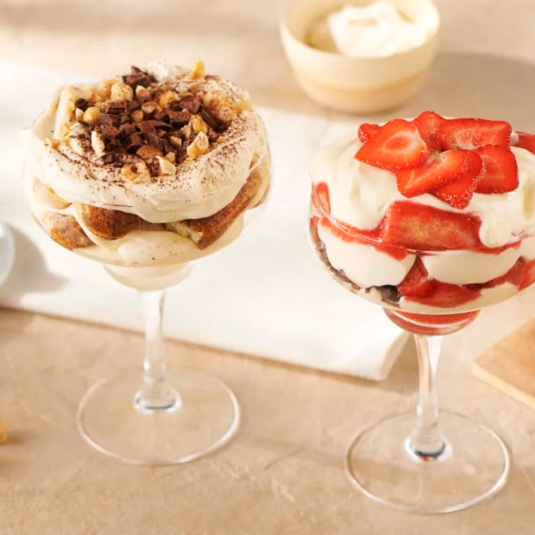 Włoskie tiramisu na dwa sposoby