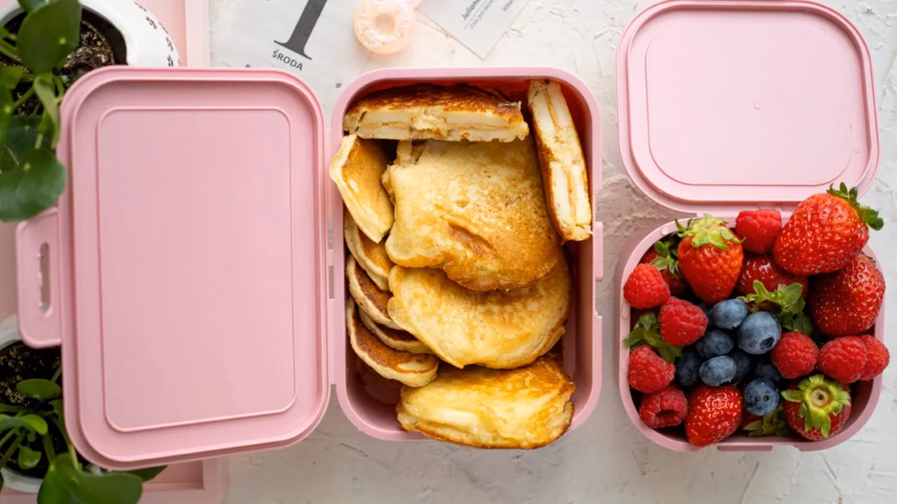 Pancakesy faszerowane jabłkiem