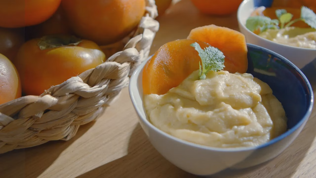 Pudding jaglany z kaki