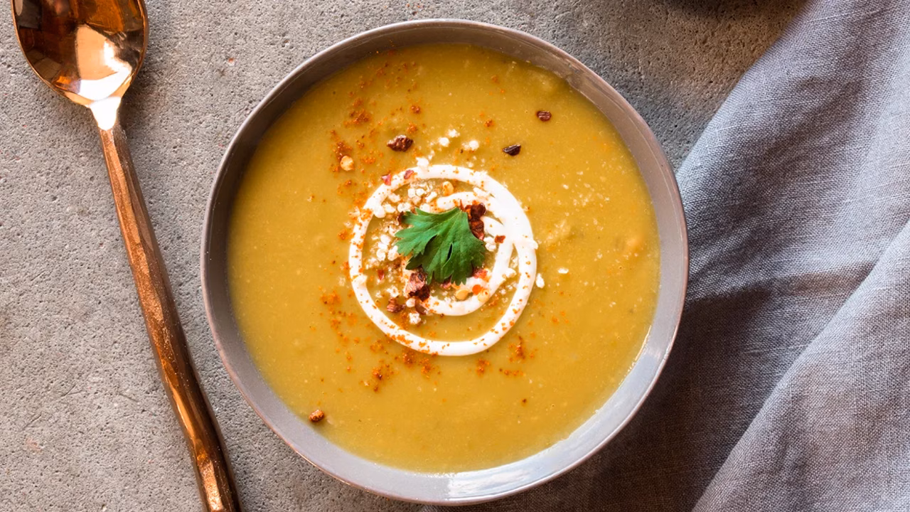 Kremowa grochówka z curry