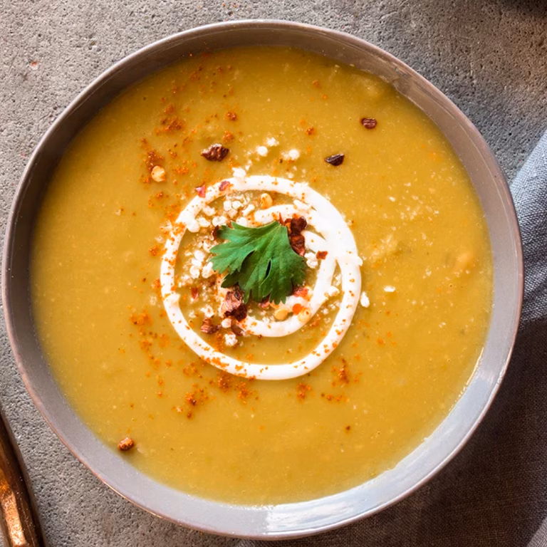 Kremowa grochówka z curry