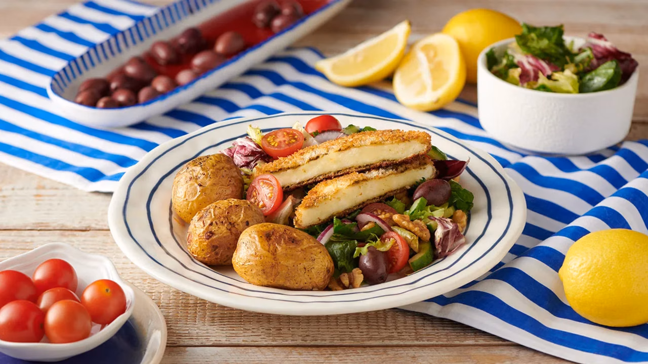 Sznycel z halloumi