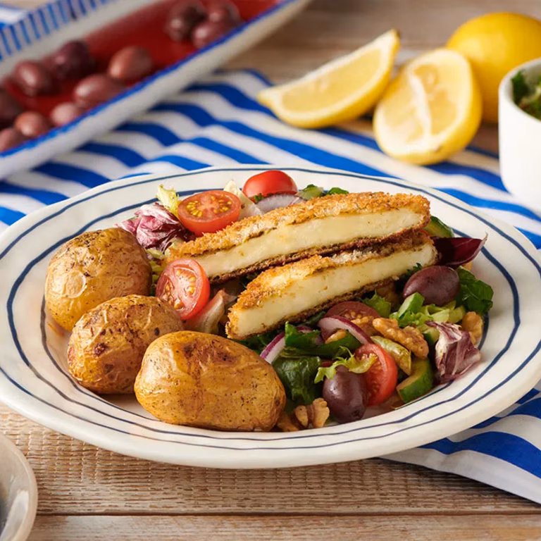 Sznycel z halloumi