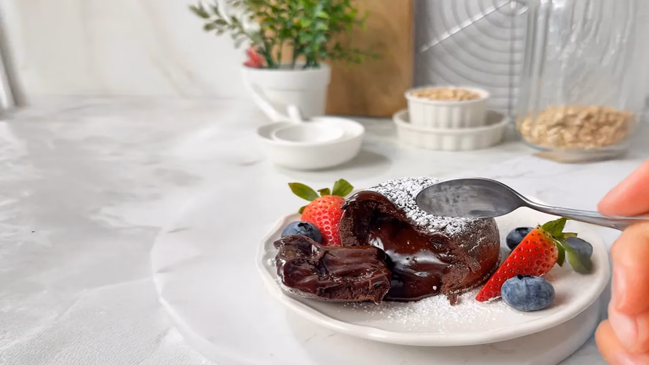 Fondant czekoladowy fit