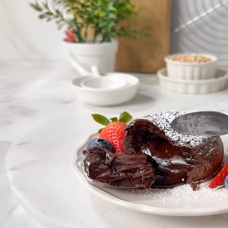 Fondant czekoladowy fit