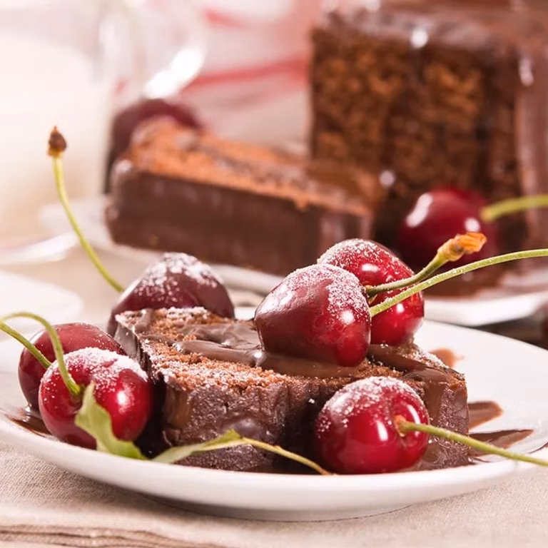 Babka czekoladowa z wiśniami