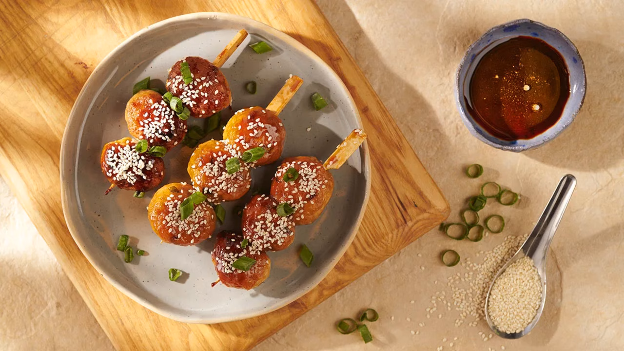 Azjatyckie klopsiki à la tsukune