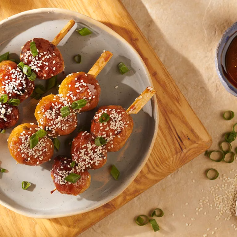 Azjatyckie klopsiki à la tsukune