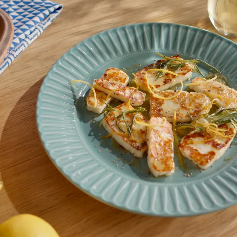Ser halloumi z glazurą miodowo-cytrynową