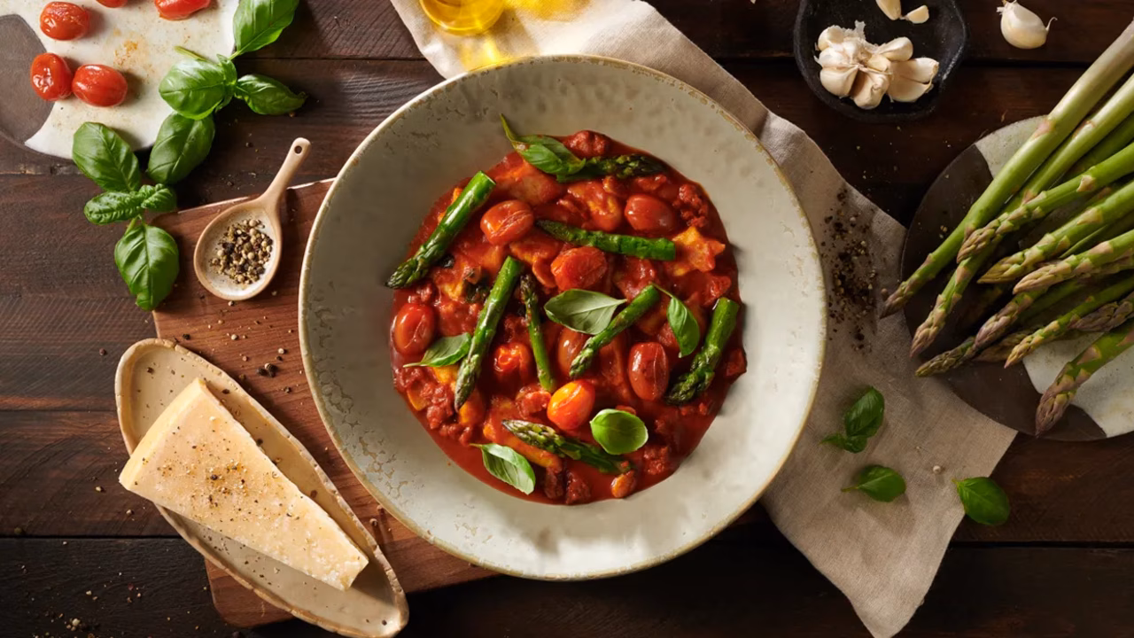 Gnocchi ze szparagami