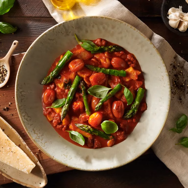 Gnocchi ze szparagami