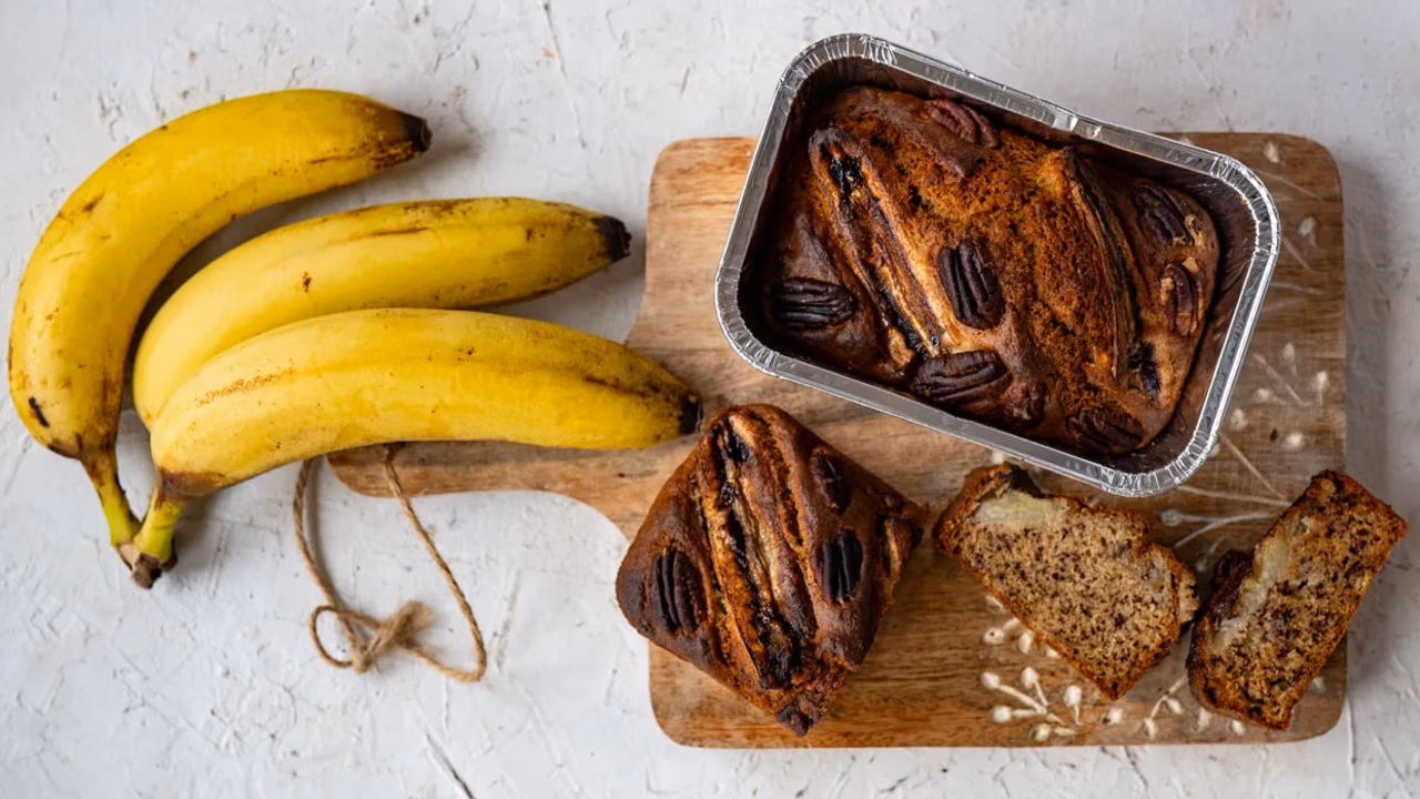 Lekki chlebek bananowy z airfryera