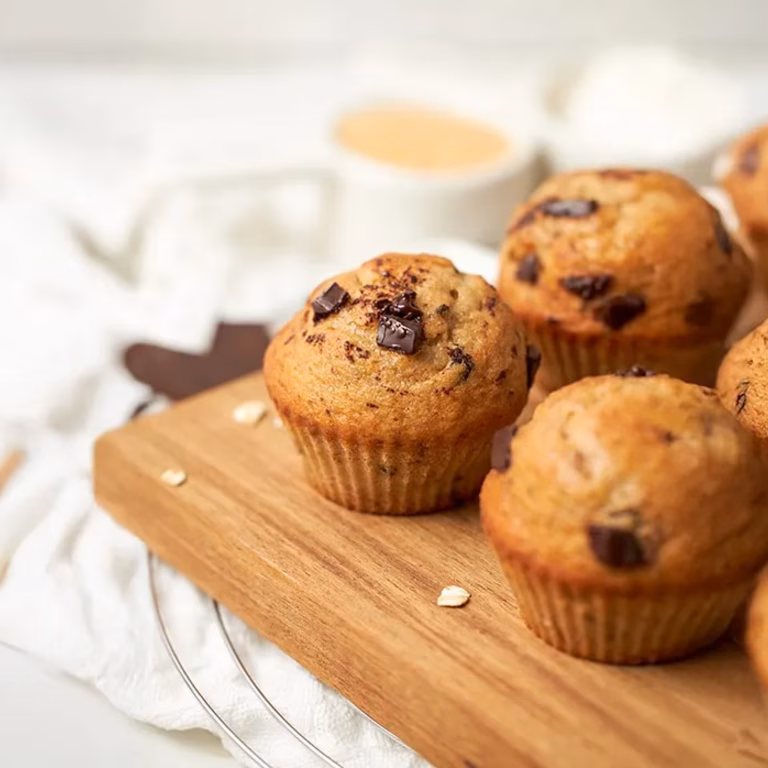 Muffinki bananowo-czekoladowe