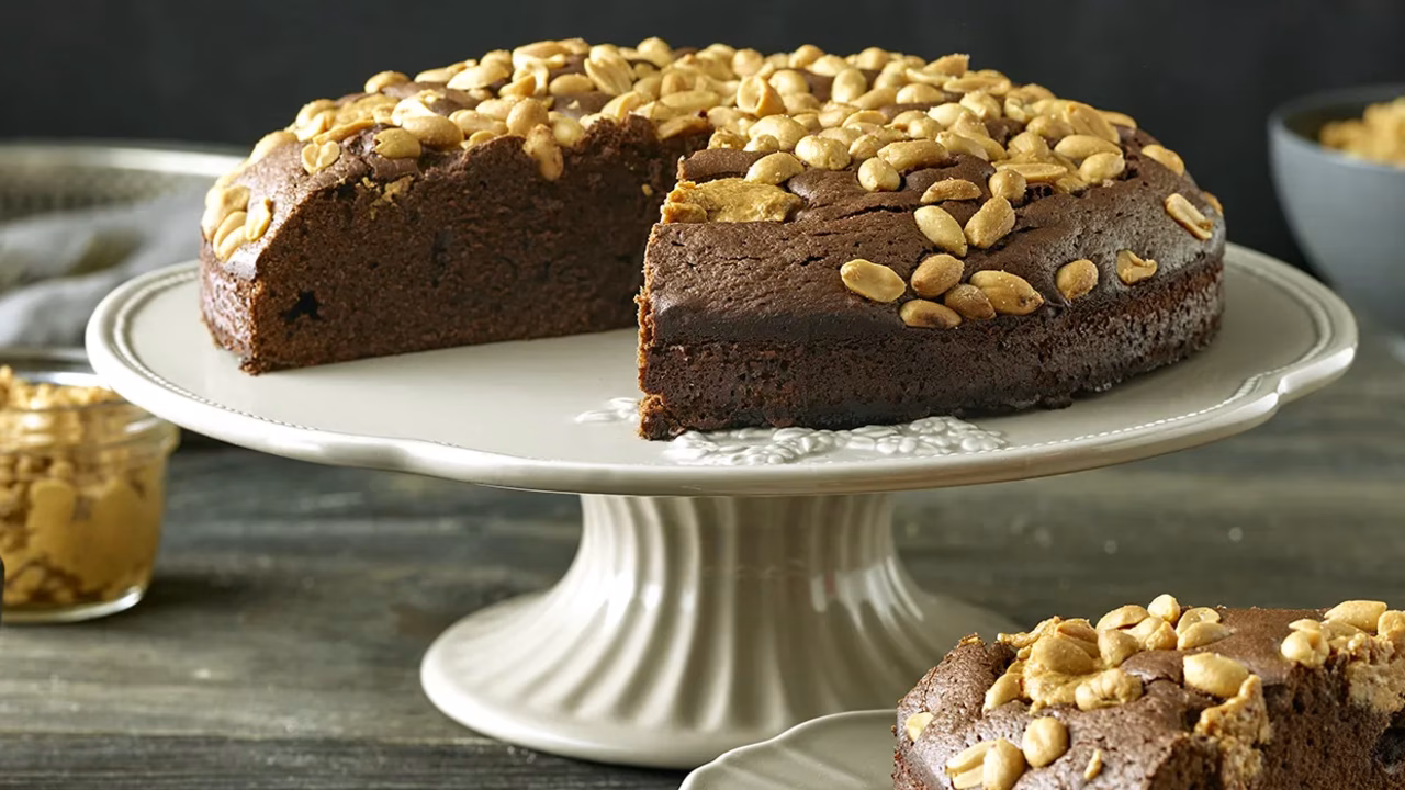 Brownie z masłem orzechowym