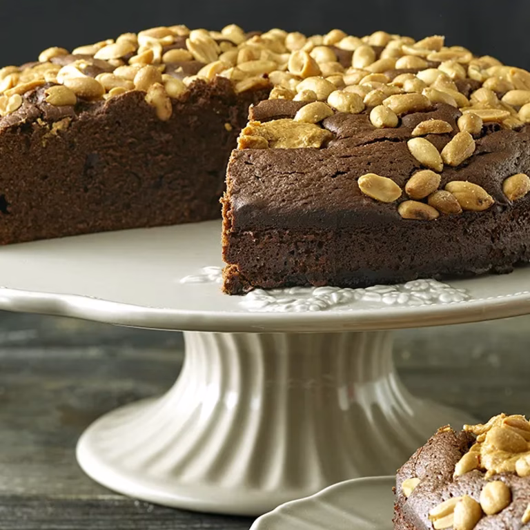 Brownie z masłem orzechowym