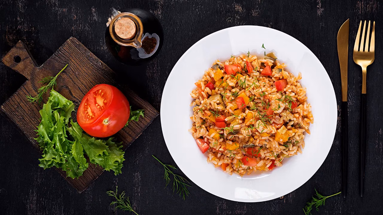 Risotto z kurczakiem i warzywami