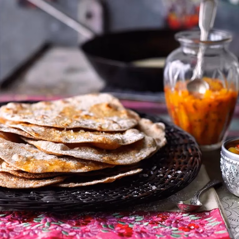 Indyjskie chlebki chapatti