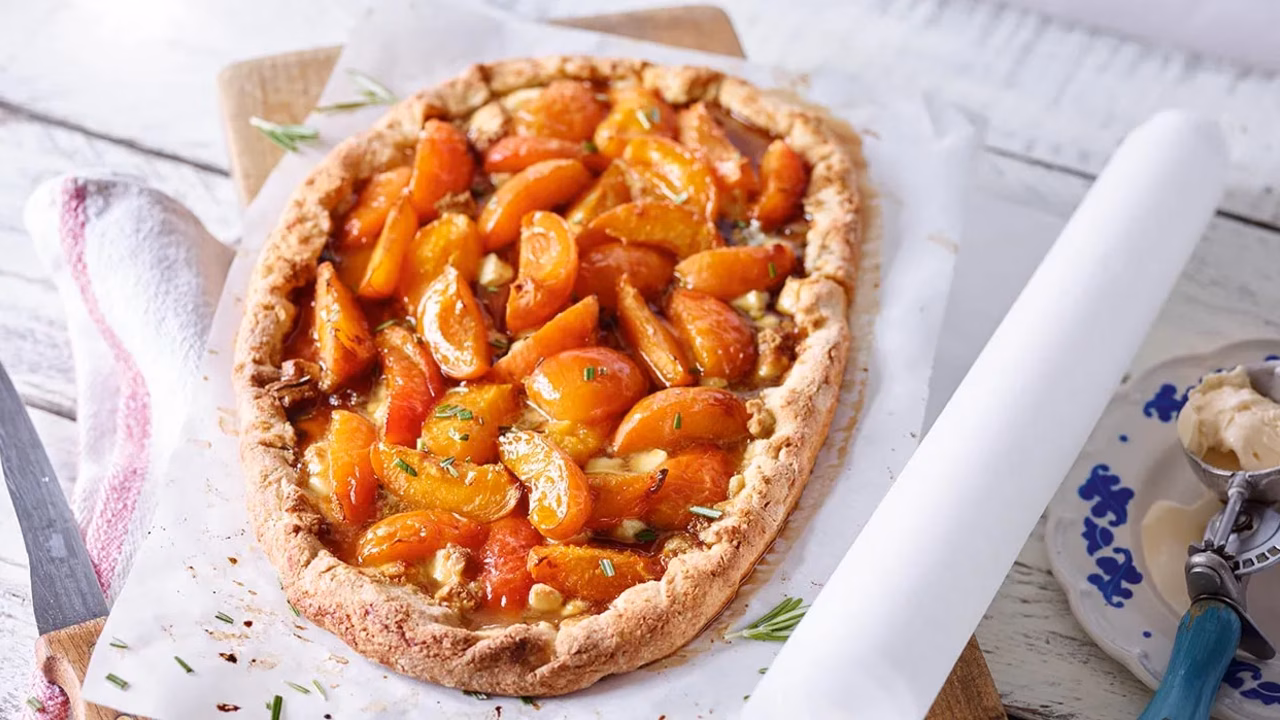 Galette z morelami i rozmarynem