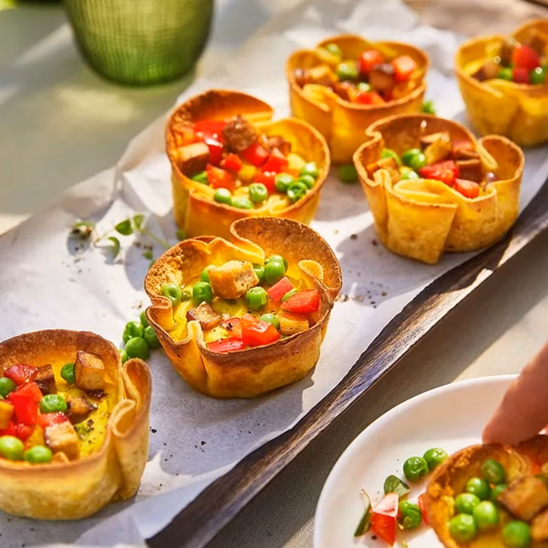 Quiche z tortilli