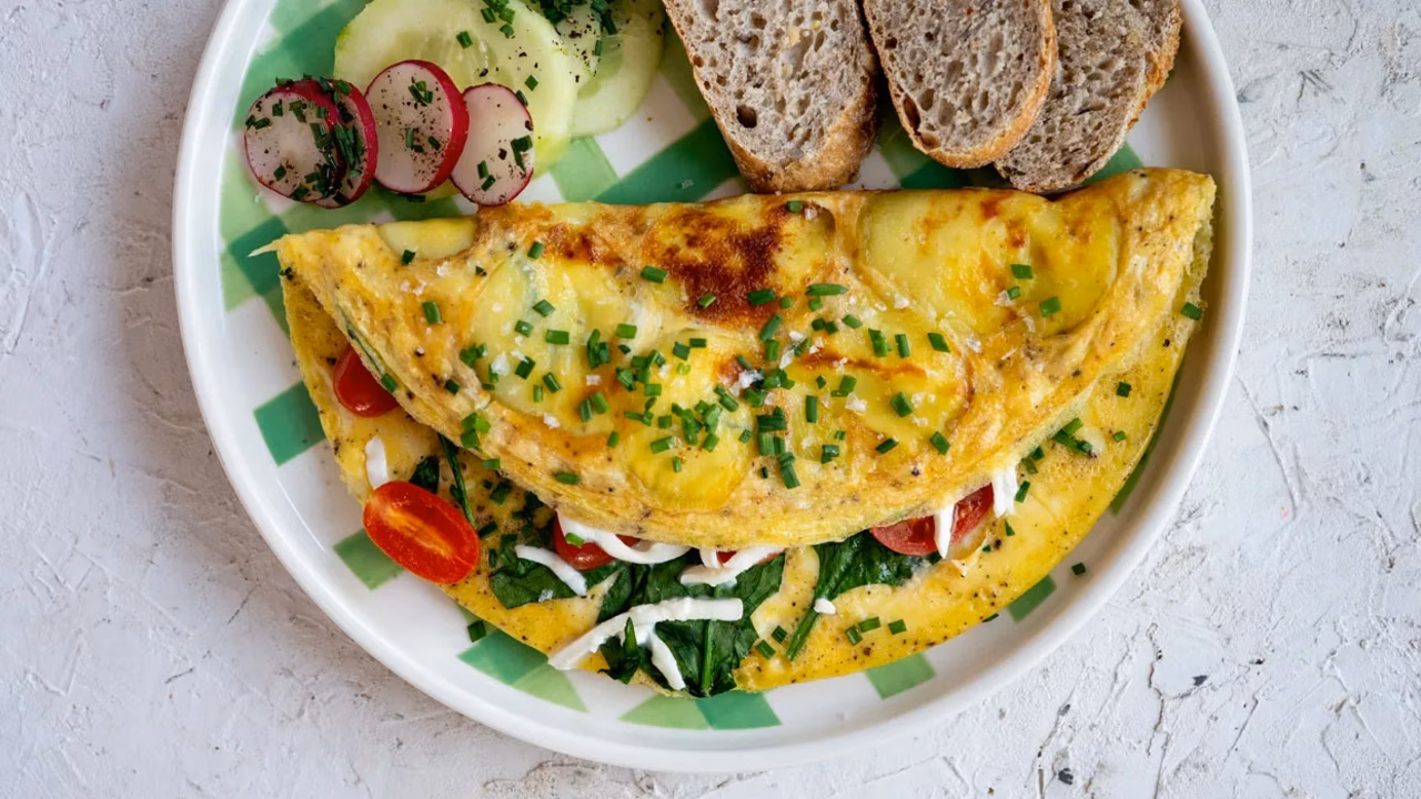 Chrupiący omlet z ziemniakami